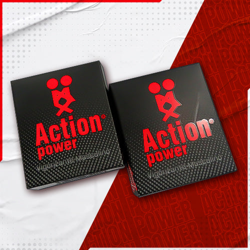 4 Pastillas Action Power Vigorizante Natural para Hombres - Fórmula con Maca, Jalea Real, Avena Sativa y Vitamina B | Suplemento para Potencia Masculina y Vitalidad, Energía y Rendimiento