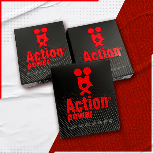 6 Pastillas Action Power Vigorizante Natural para Hombres - Fórmula con Maca, Jalea Real, Avena Sativa y Vitamina B | Suplemento para Potencia Masculina y Vitalidad, Energía y Rendimiento