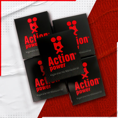 10 Pastillas Action Power Vigorizante Natural para Hombres - Fórmula con Maca, Jalea Real, Avena Sativa y Vitamina B | Suplemento para Potencia Masculina y Vitalidad, Energía y Rendimiento