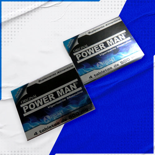 8 Pastillas Power Man Vigorizante Natural para Hombres - Fórmula con Maca, Jalea Real, Avena Sativa y Vitamina B | Suplemento para Potencia Masculina y Vitalidad, Energía y Rendimiento