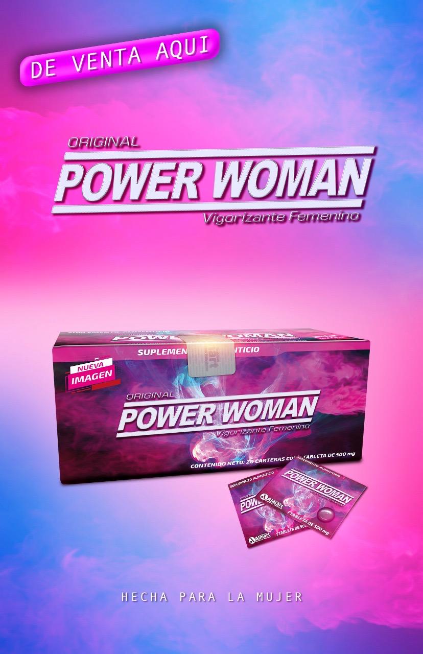 2 Pastillas Power Woman Vigorizante Natural para Mujeres - Fórmula con Maca, Jalea Real, Avena Sativa y Vitamina B | Suplemento para Potencia Femenina y Vitalidad, Energía y Rendimiento